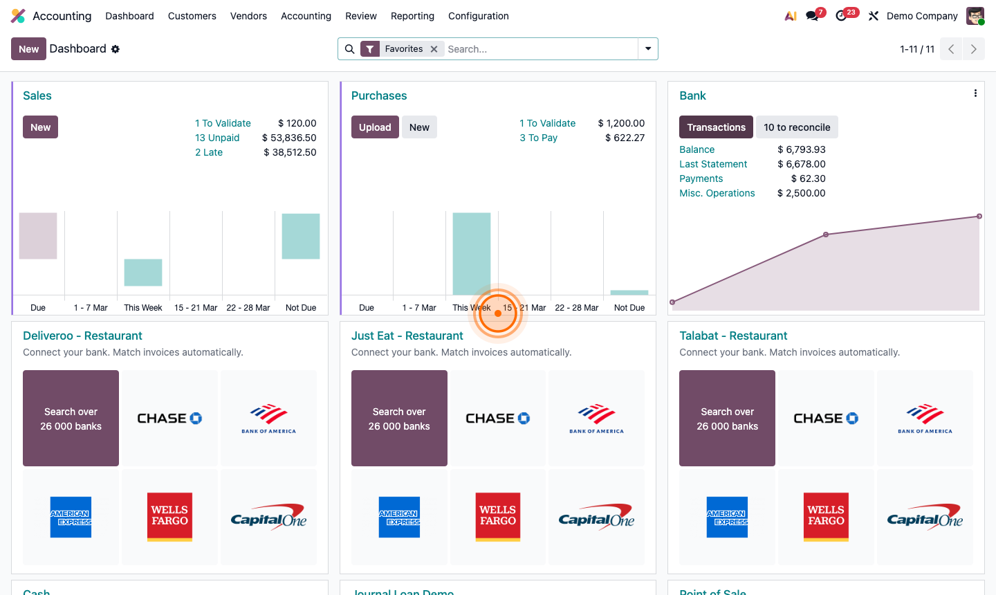 Step 7: Bank reconciliation report showing outstanding items and in-transit transactions