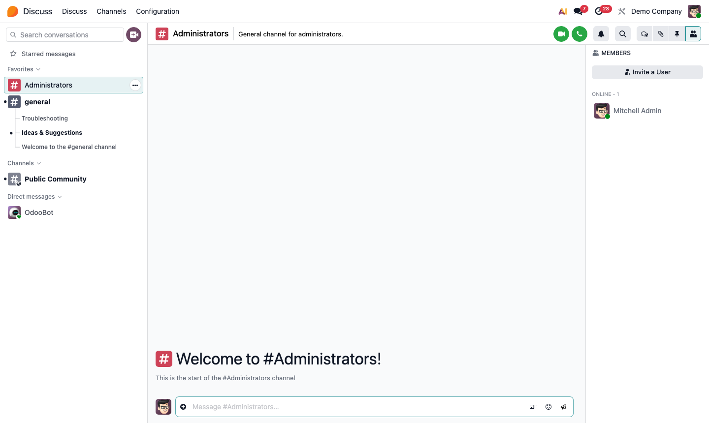 Step 3: Direct message conversation with emoji reactions and file attachment option
